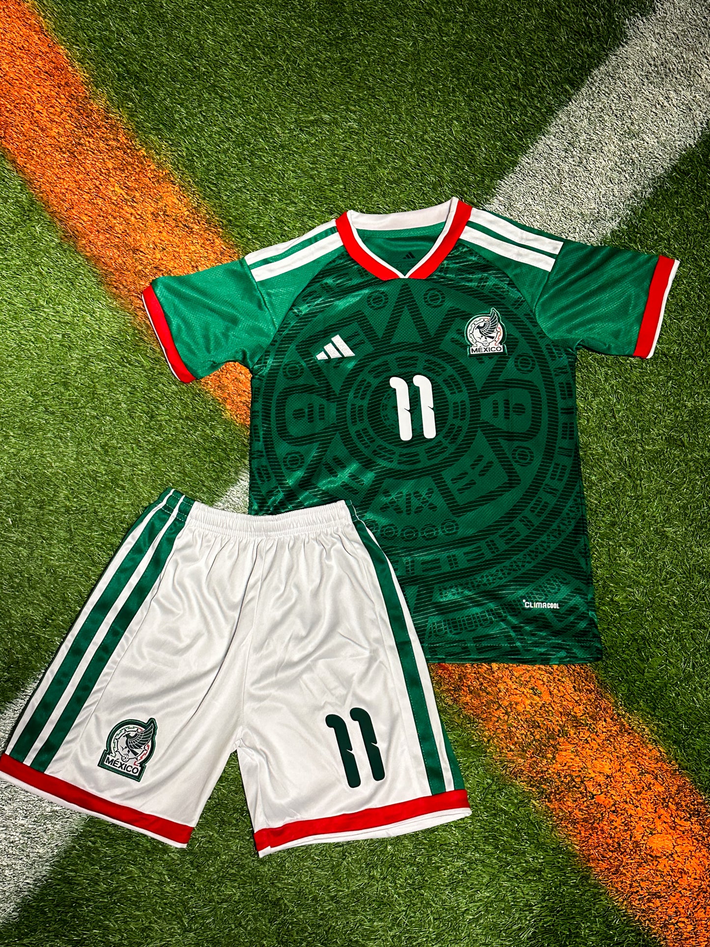 Mexico 2026 Home Jersey – Kids adidas Soccer Kit-  Mexico National Team- World Cup