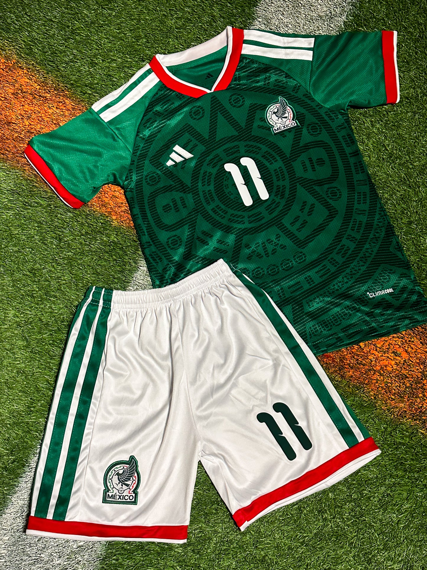 Mexico 2026 Home Jersey – Kids adidas Soccer Kit-  Mexico National Team- World Cup
