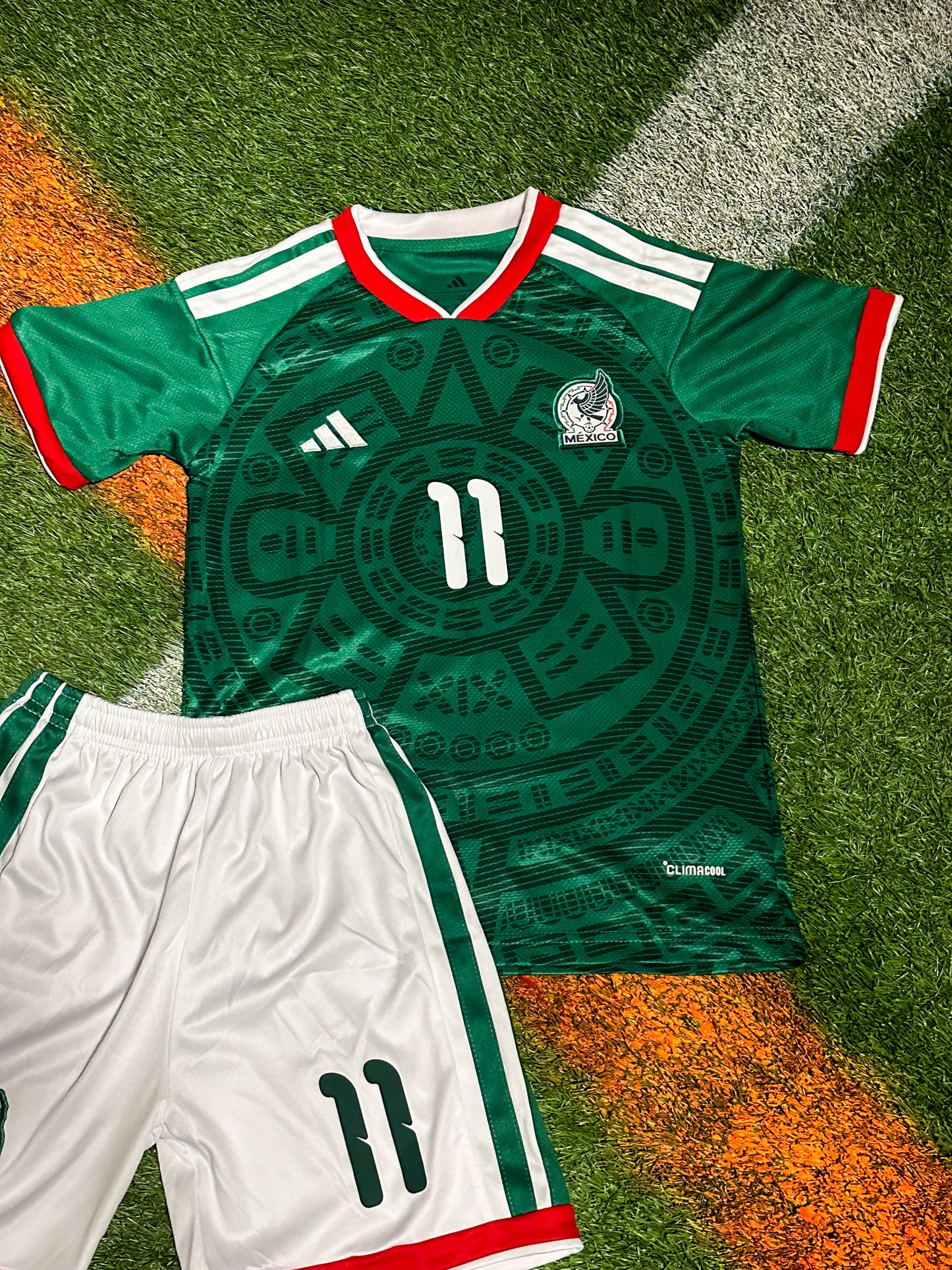 Mexico 2026 Home Jersey – Kids adidas Soccer Kit-  Mexico National Team- World Cup