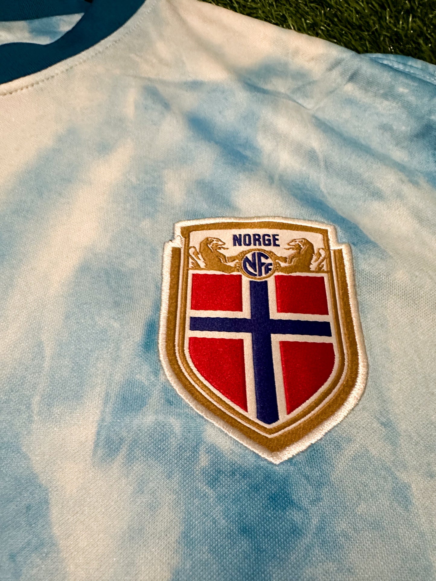 Norway 2021 Away Jersey Haaland #23 Ice Storm Edition