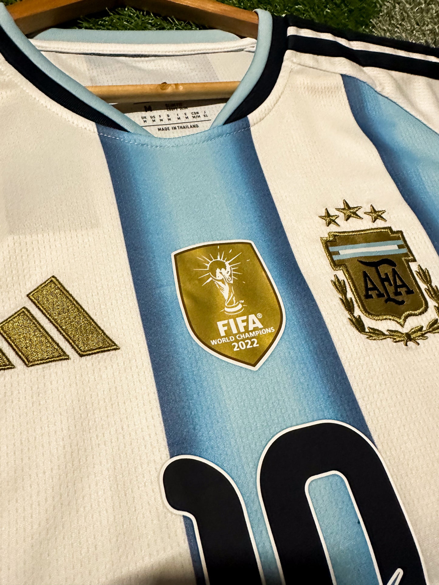Argentina 2026 Home World Cup Jersey-Messi 10 – Adidas Soccer Kit- Woman's Fit