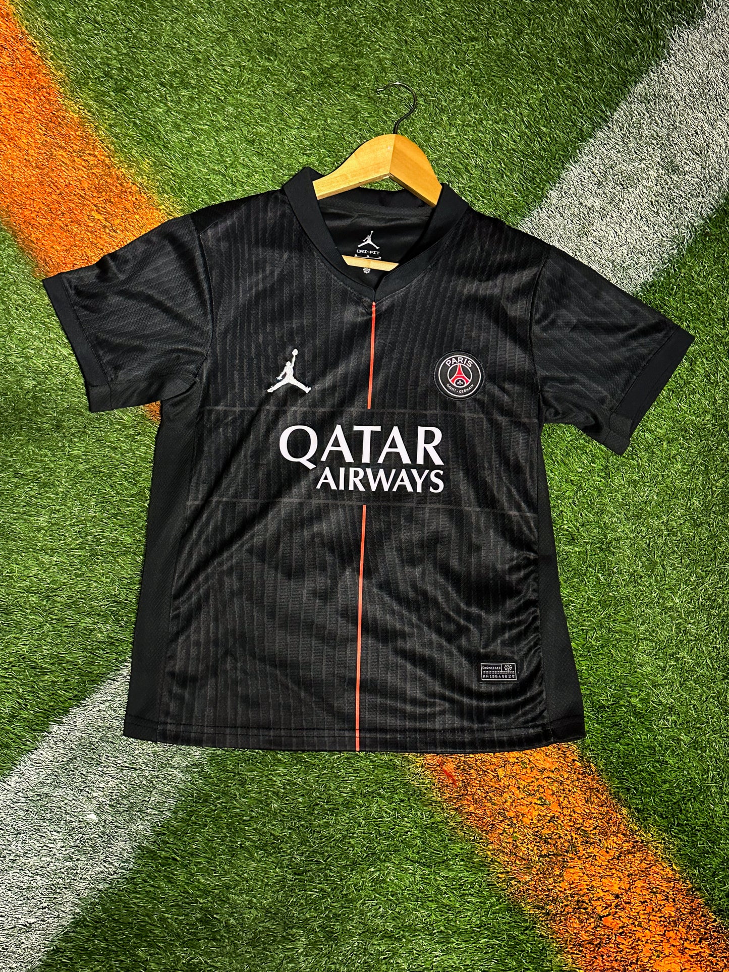 Paris Saint-Germain 2025/2026 Fourth Jersey – Ousmane Dembélé 10- Kids Black Jordan Edition
