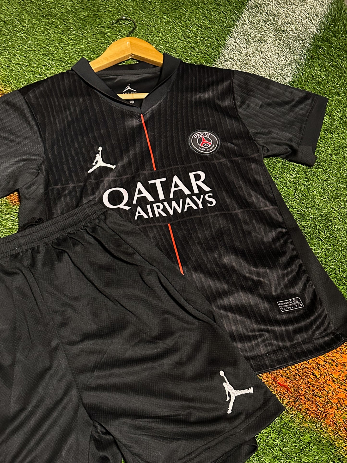 Paris Saint-Germain 2025/2026 Fourth Jersey – Ousmane Dembélé 10- Kids Black Jordan Edition