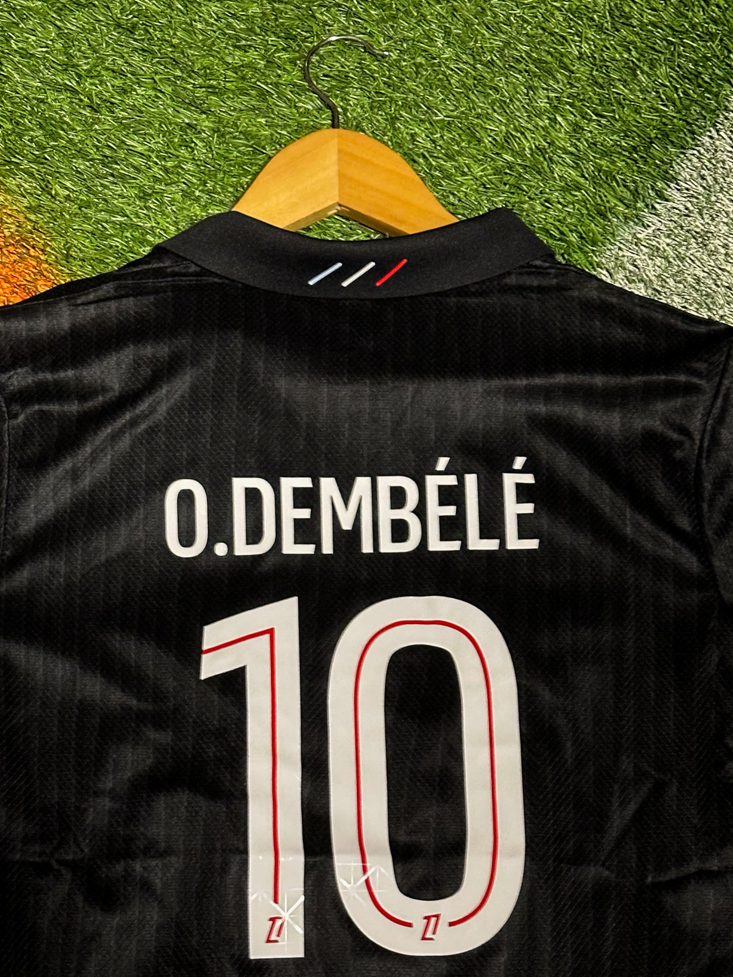 Paris Saint-Germain 2025/2026 Fourth Jersey – Ousmane Dembélé 10- Kids Black Jordan Edition
