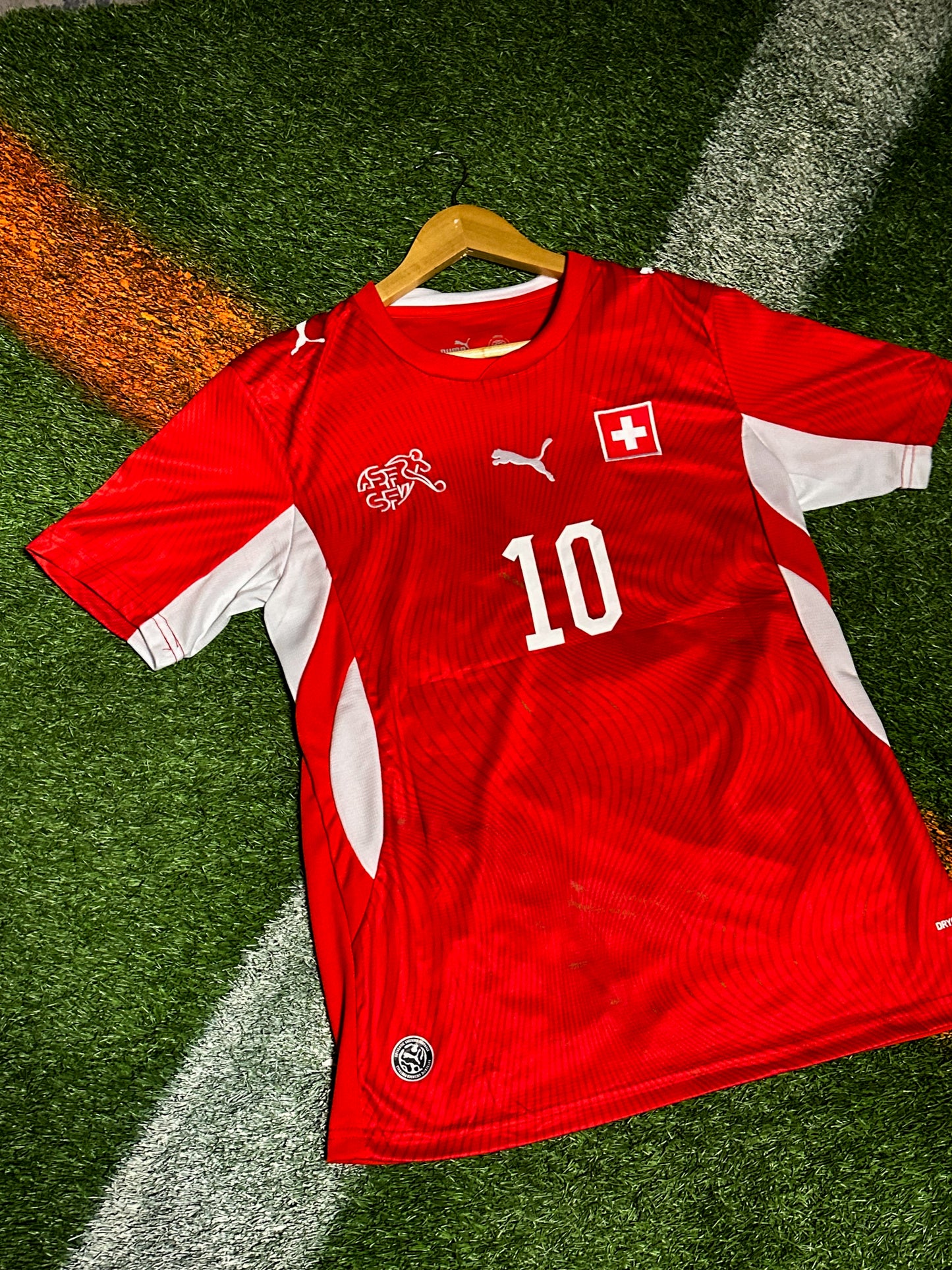 Switzerland 2026 Home Jersey – Granit Xhaka 10- World Cup Red National Team Kit