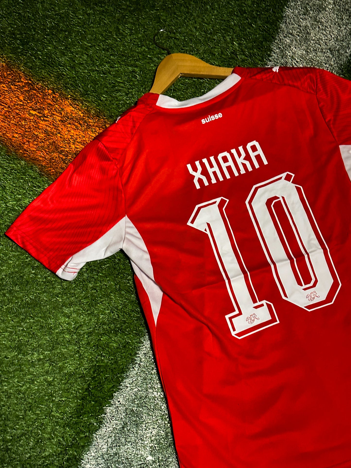 Switzerland 2026 Home Jersey – Granit Xhaka 10- World Cup Red National Team Kit