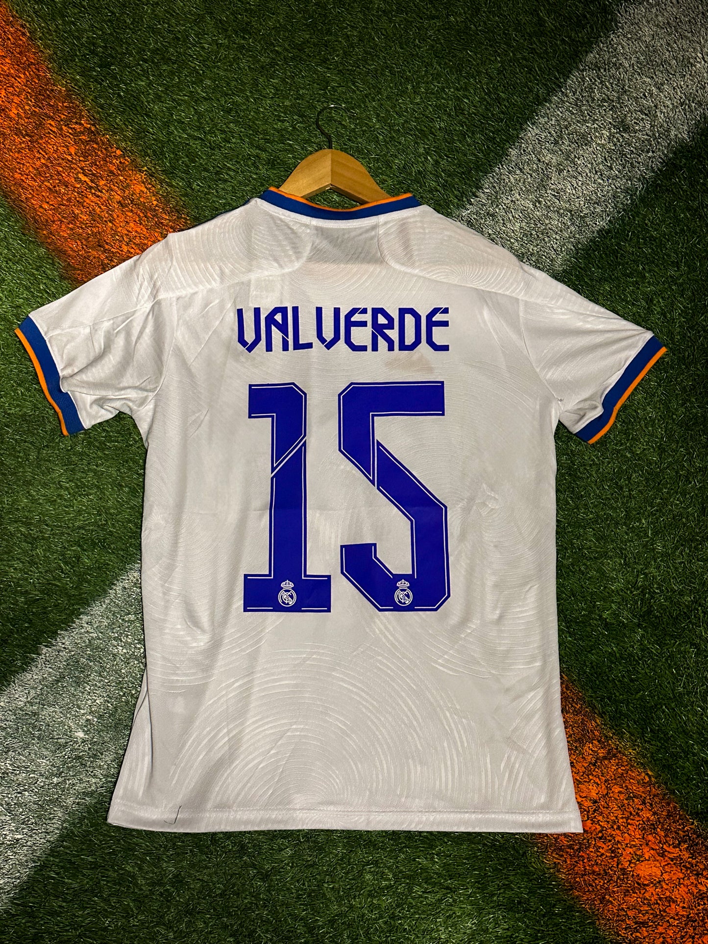 Real Madrid 2021–2022 Home Jersey – Benzema #9 Champions League Champions Shirt