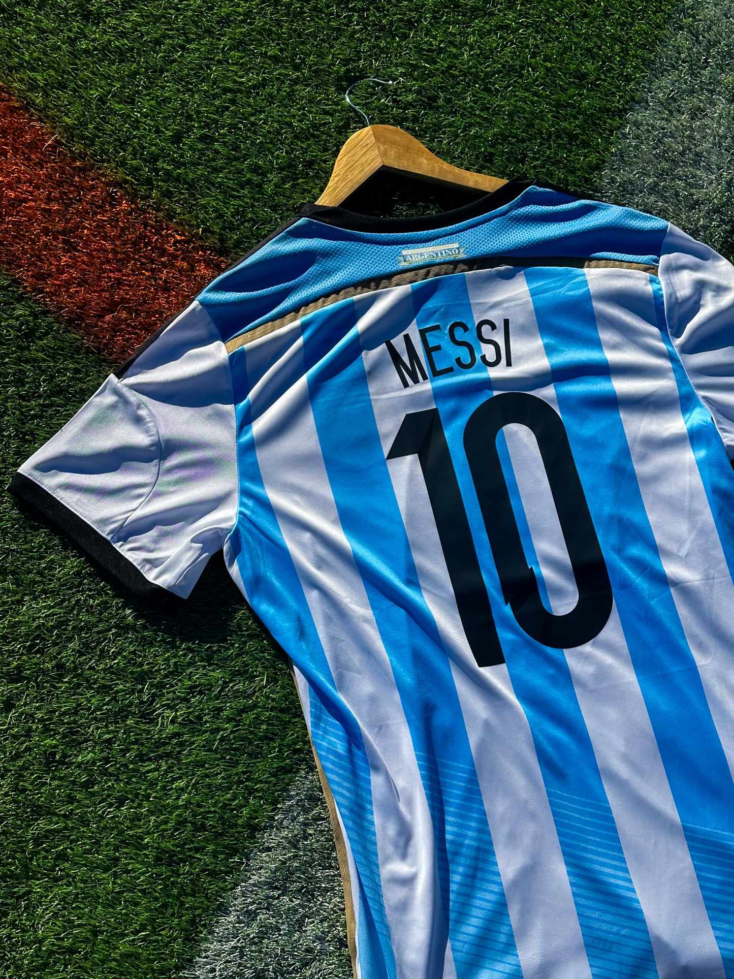 Argentina 2014 Home Messi #10 Vintage Adidas Soccer Jersey – Retro World Cup Edition