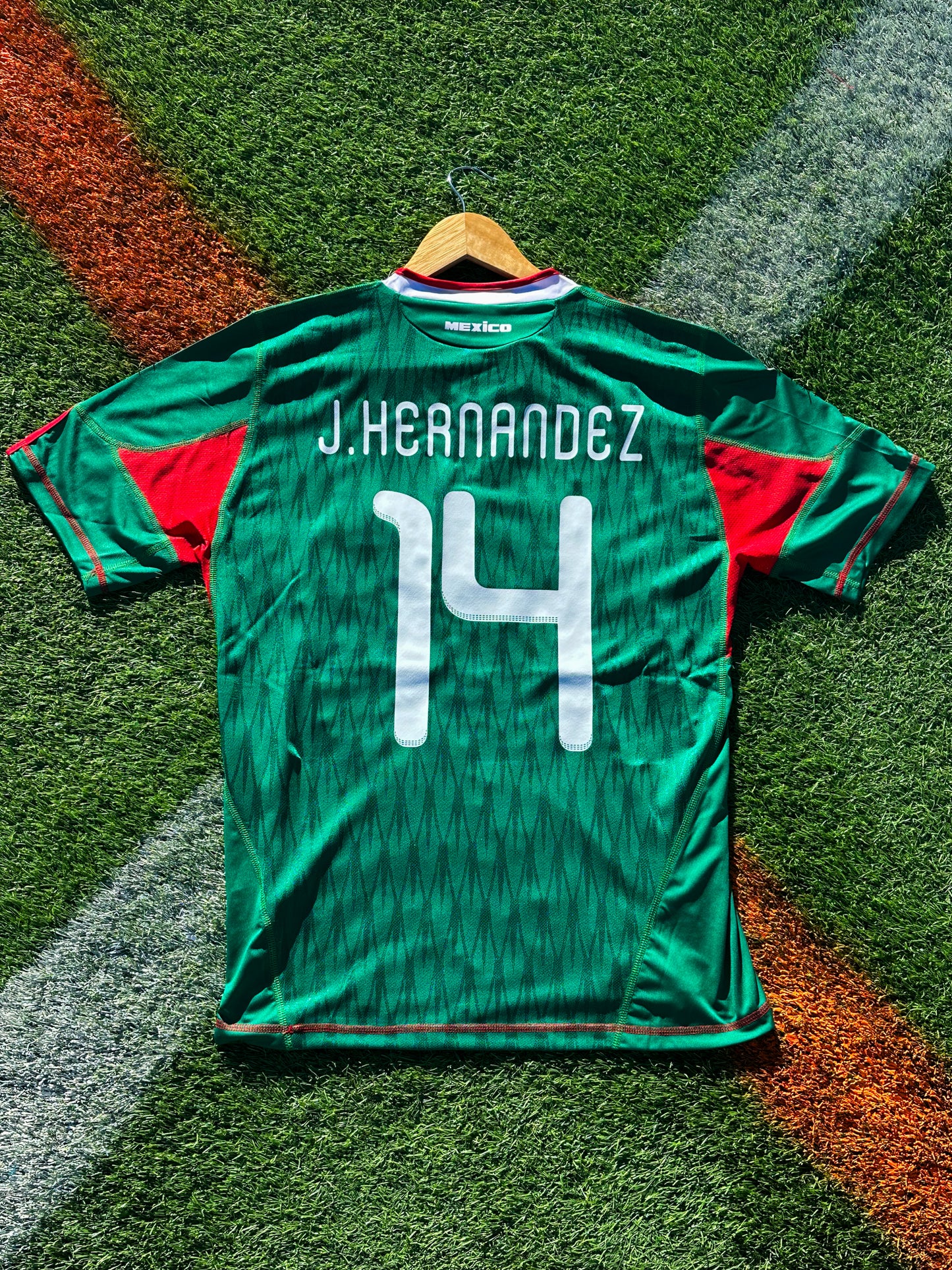 Mexico 2010 Home Jersey – Chicharito 14- Classic Green World Cup Kit