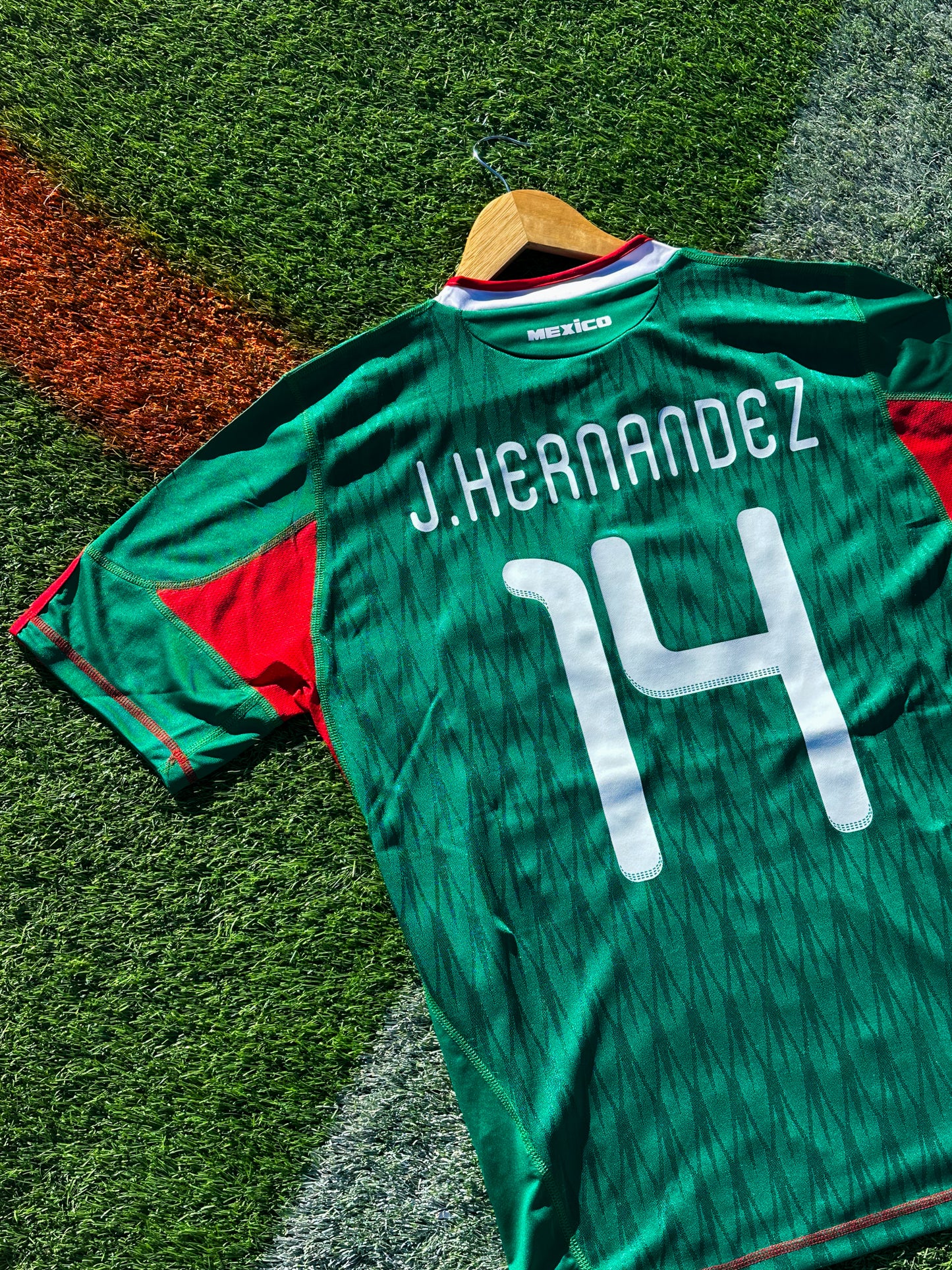 Mexico 2010 Home Jersey – Chicharito 14- Classic Green World Cup Kit