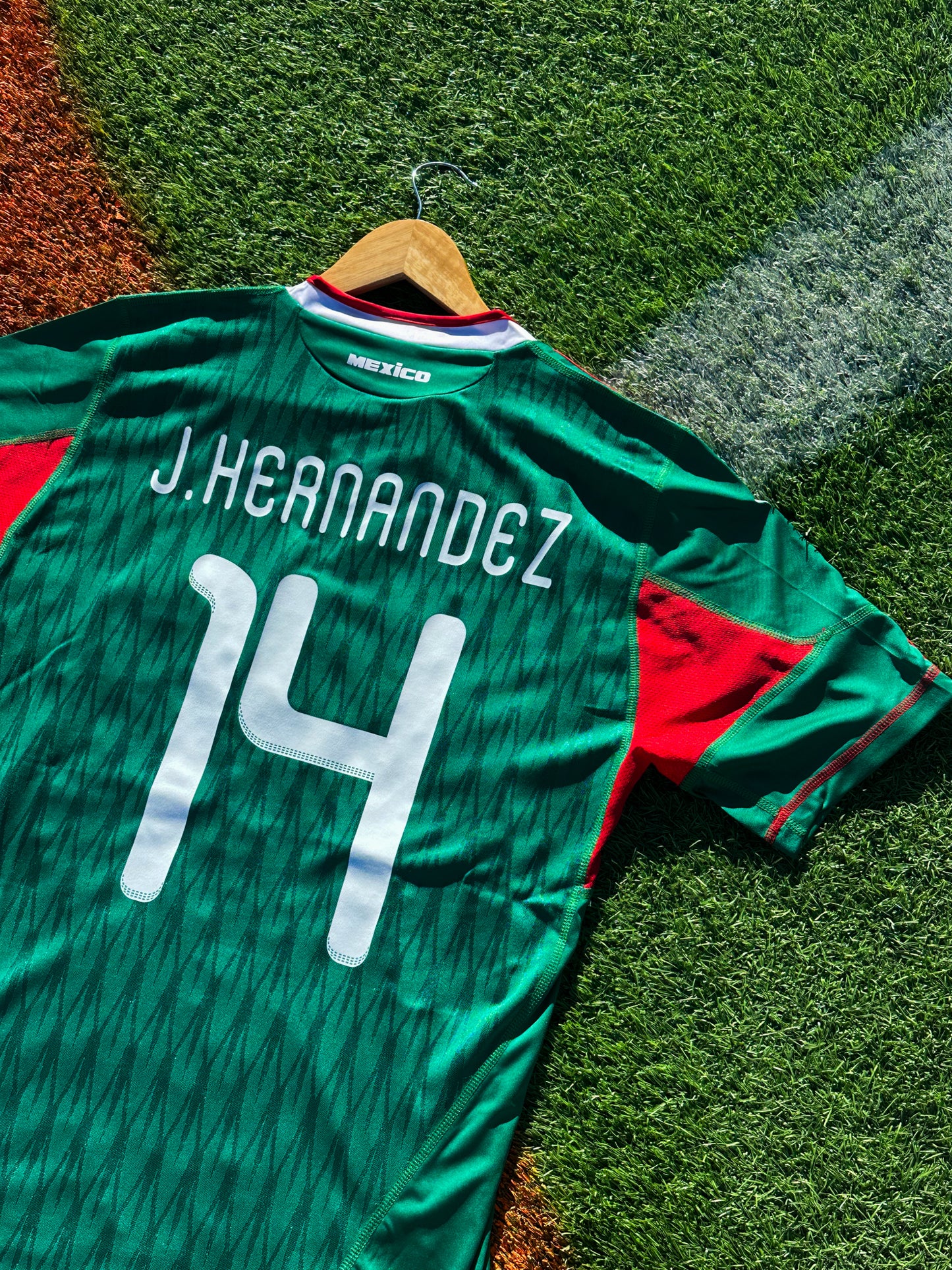 Mexico 2010 Home Jersey – Chicharito 14- Classic Green World Cup Kit