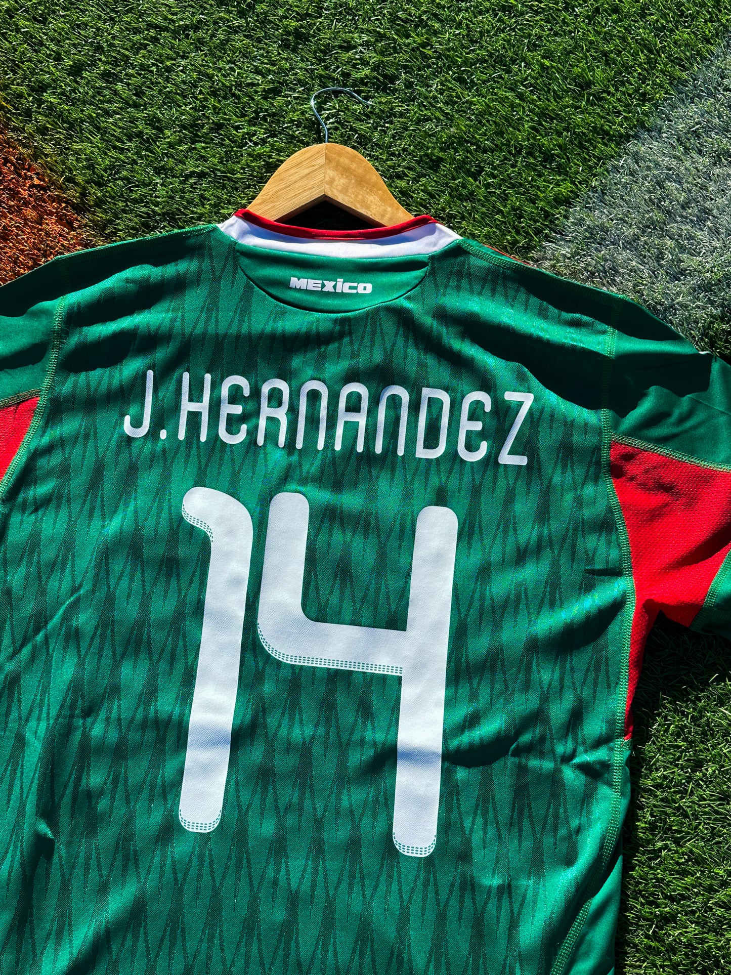 Mexico 2010 Home Jersey – Chicharito 14- Classic Green World Cup Kit