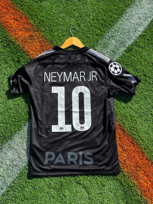 Paris Saint-Germain 2017/2018 Third Jersey – Black Fly Emirates Champions League Edition