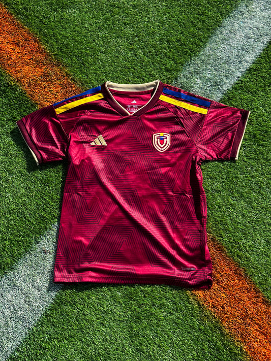 Venezuela 2026 Home Jersey- Kids adidas Soccer Kit- Venezuela  National Team