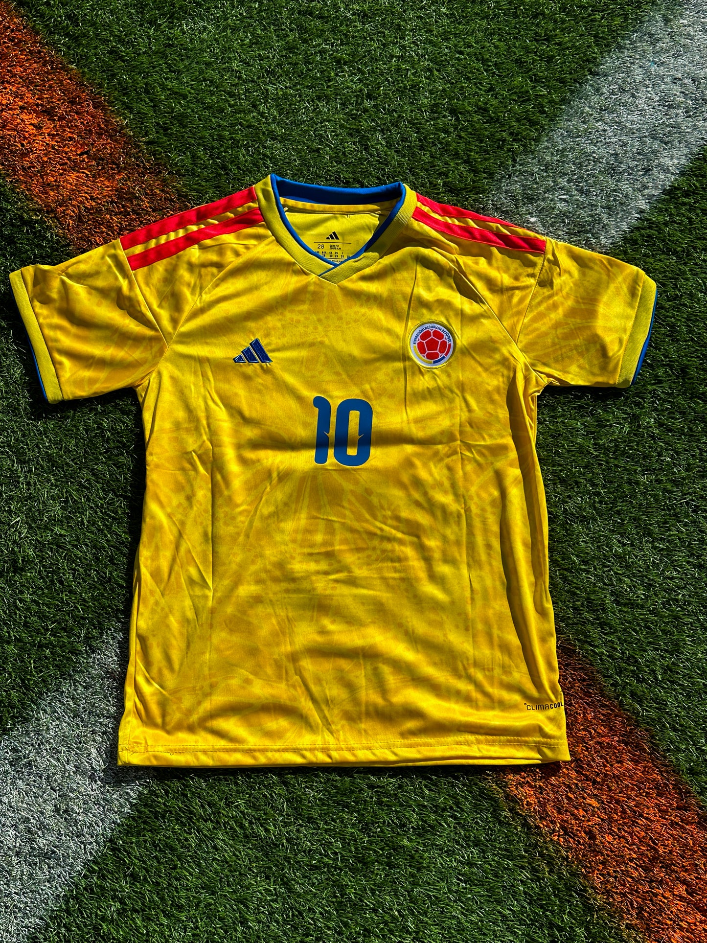 Colombia 2026 Home Jersey –James 10- Kids adidas Soccer Kit- Colombia National Team