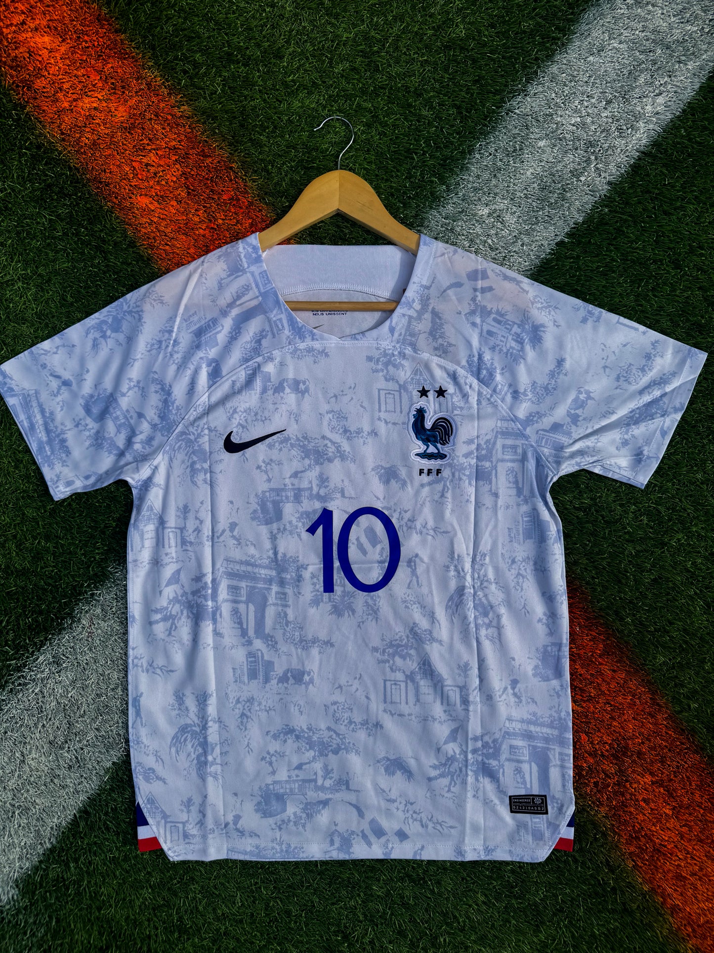 France 2022/2023 Away Jersey – Kylian Mbappé 10- World Cup White Kit
