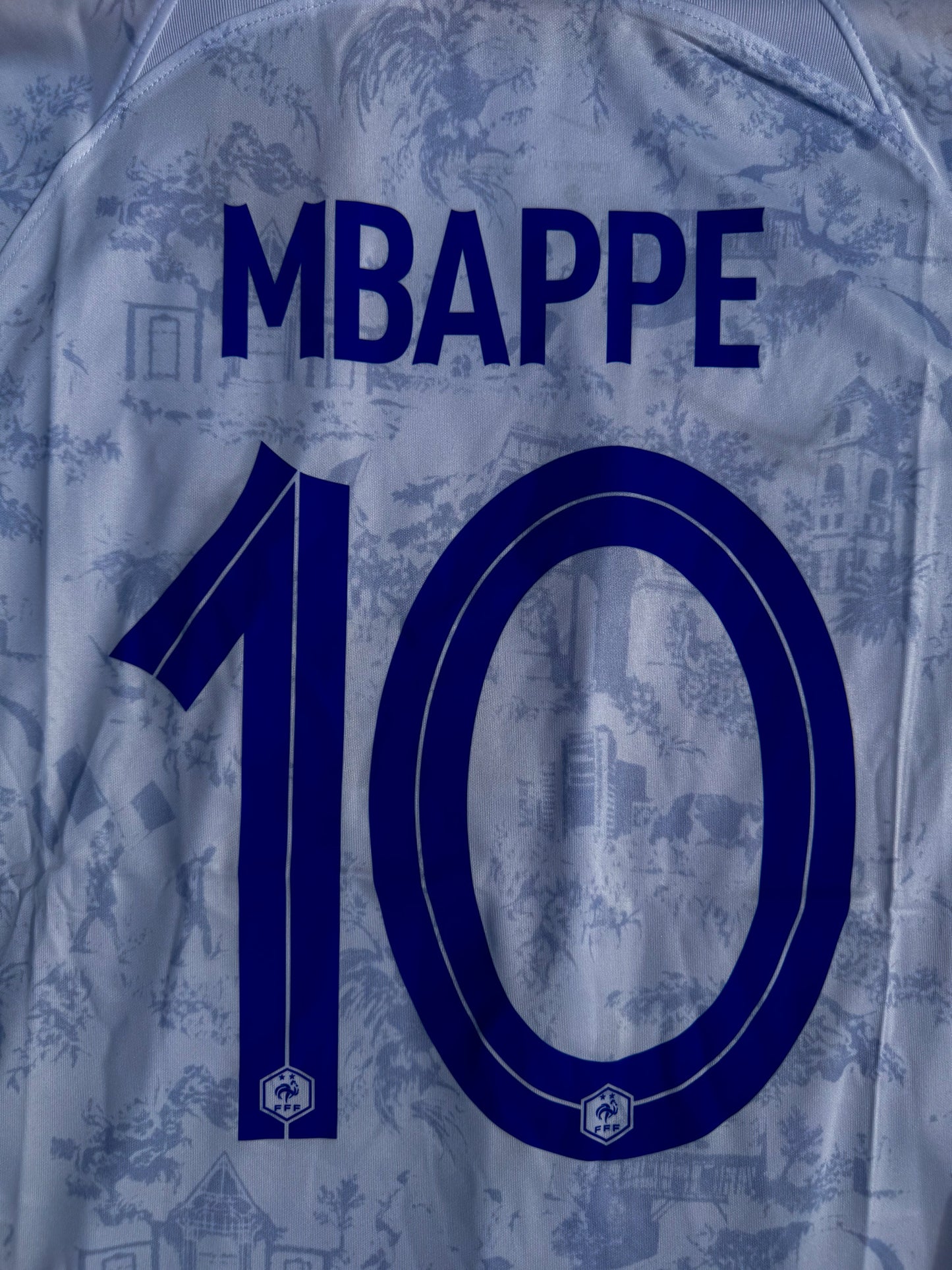 France 2022/2023 Away Jersey – Kylian Mbappé 10- World Cup White Kit