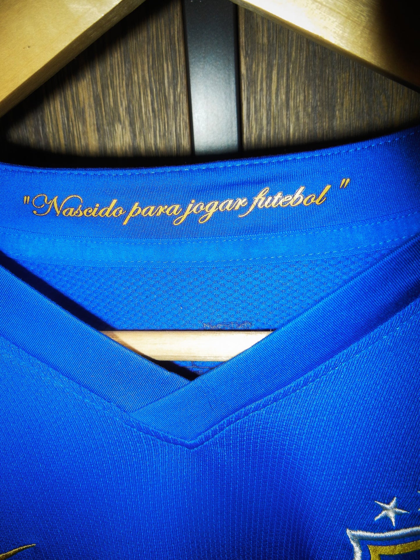 Brazil 2008/2010 Away Jersey – Ronaldinho #10 – Size XL – Blue Nike Shirt (MPN: 258950-493)