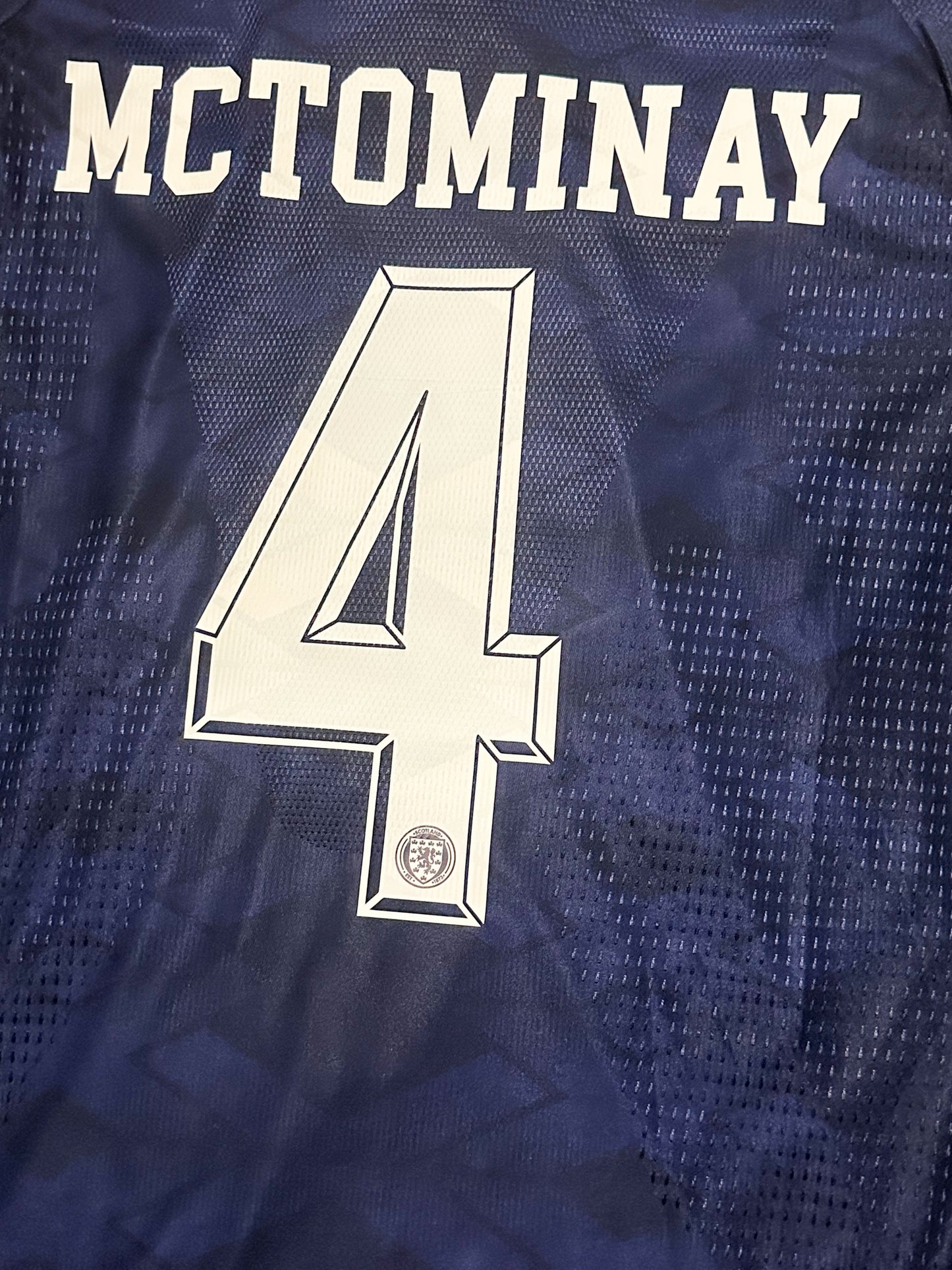 Scotland 2026 Home Jersey –McTominay 4-  World Cup Navy National Team Kit