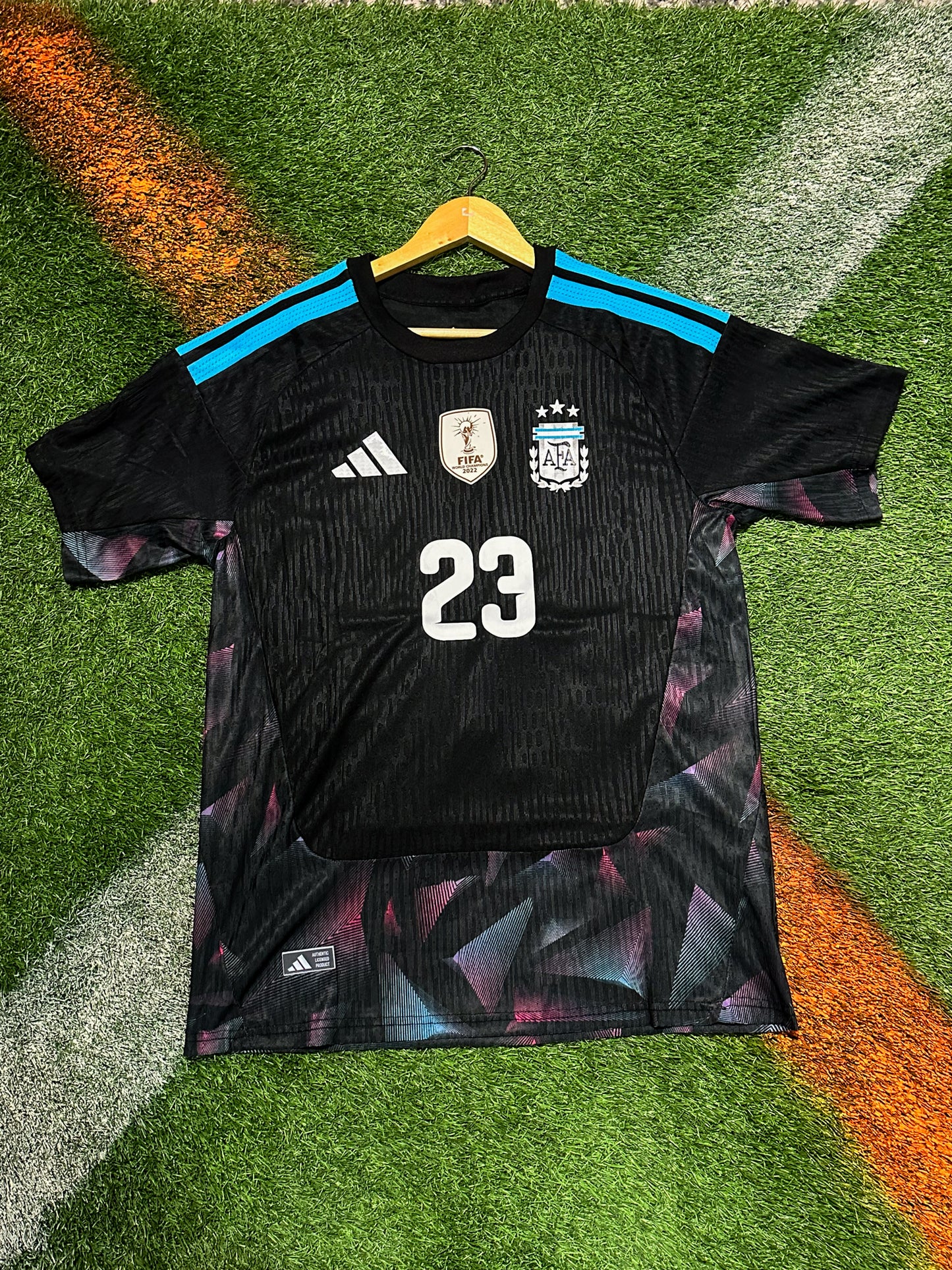 Argentina Classic Football Shirt 2026 Goalkeeper Jersey – E. Martínez #23 – Black Adidas