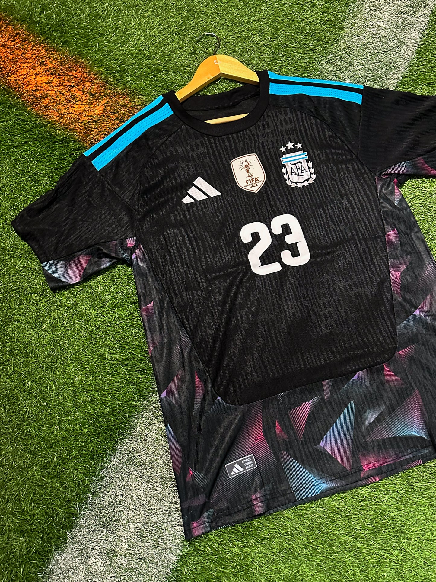 Argentina Classic Football Shirt 2026 Goalkeeper Jersey – E. Martínez #23 – Black Adidas