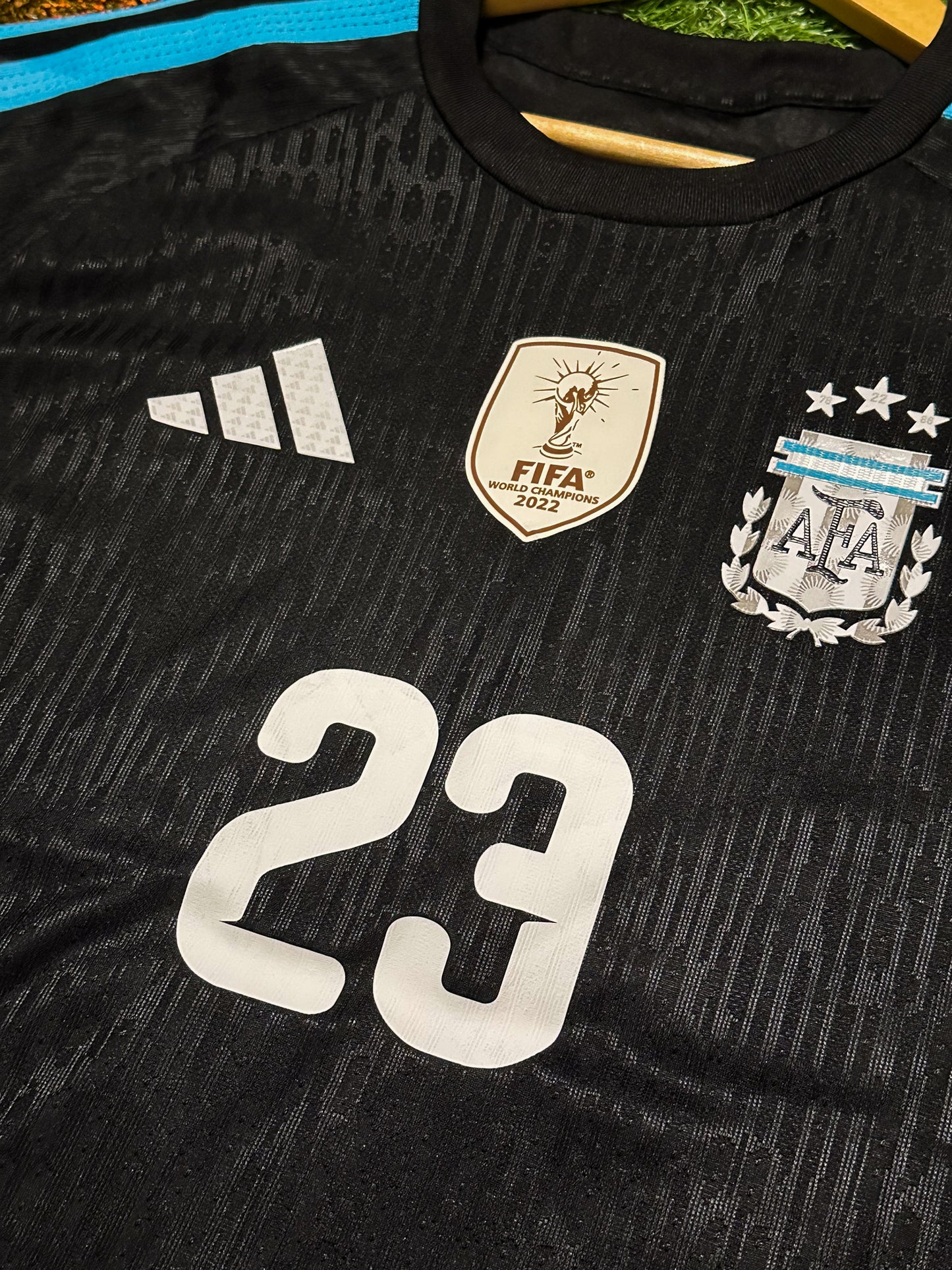 Argentina Classic Football Shirt 2026 Goalkeeper Jersey – E. Martínez #23 – Black Adidas