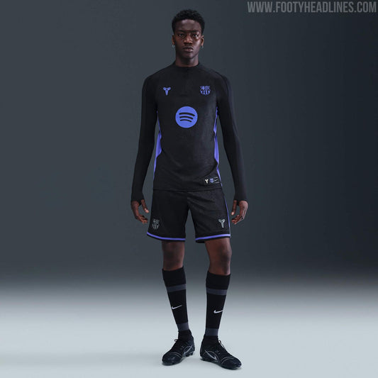 FC Barcelona 2025–2026 Away Jersey –  Black Kobe Bryant Special Edition