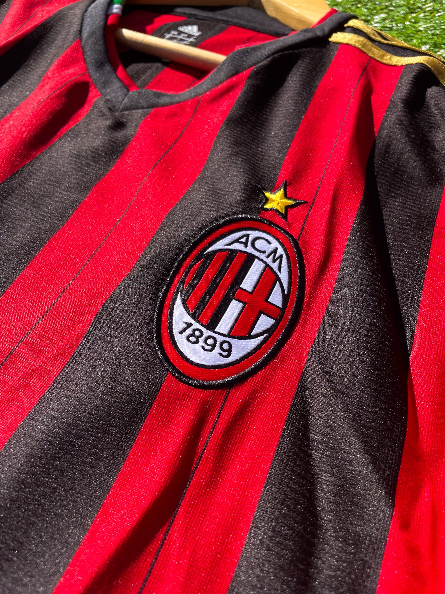 A. C. Milan 2012/2013 Kaka 22 Special Edition Gold Jersey A. C. Milan 2012/2013 Kaka 22 Special Edition Gold Jersey