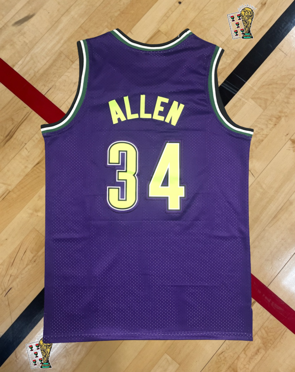 Milwaukee Bucks 1996-97 Road Jersey – Purple Classic Edition