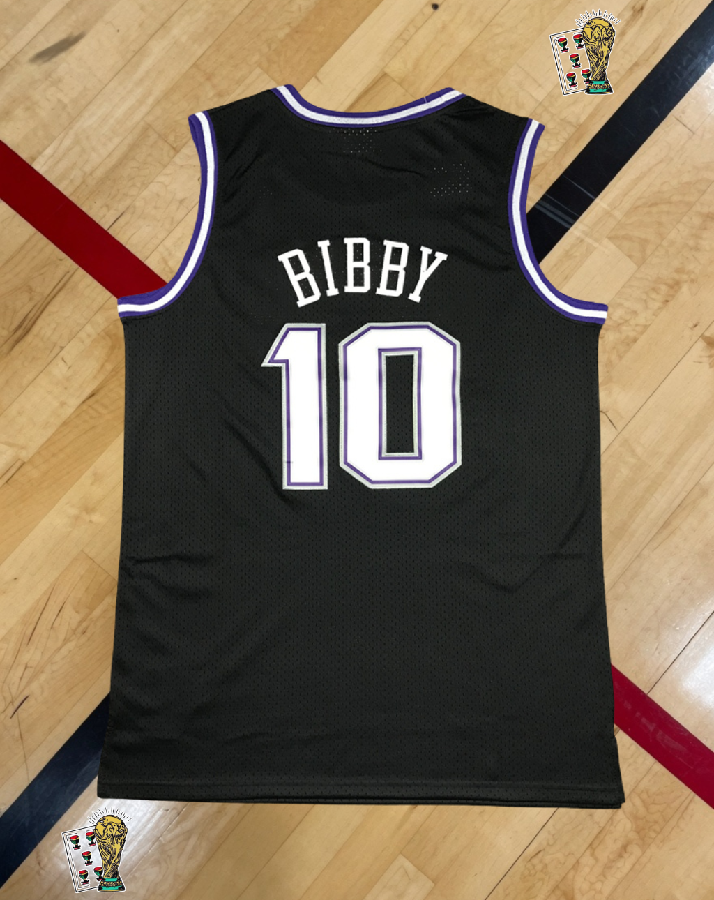 Sacramento Kings 2001-02 Alternate Jersey – Bibby Black Edition