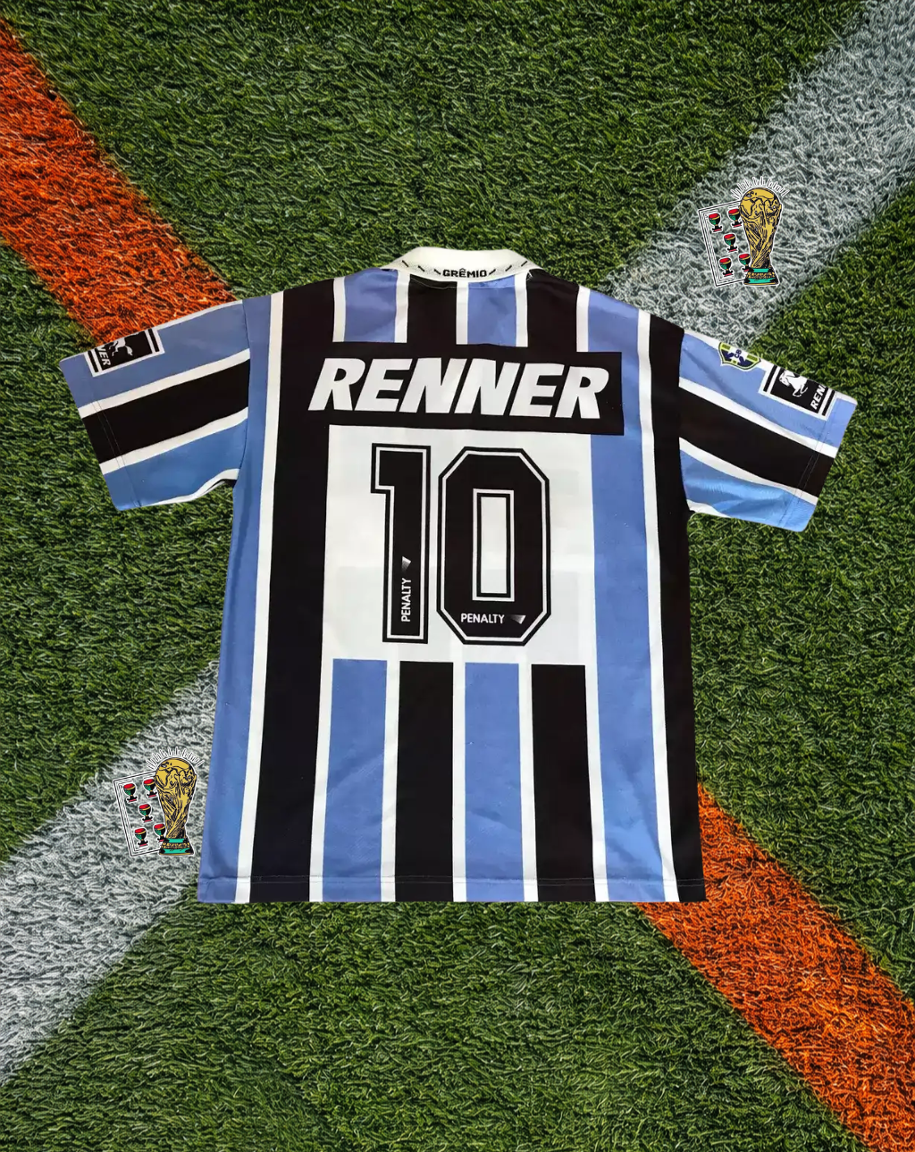 Gremio 1995-96 Home Jersey – Tricolor Stripe Edition
