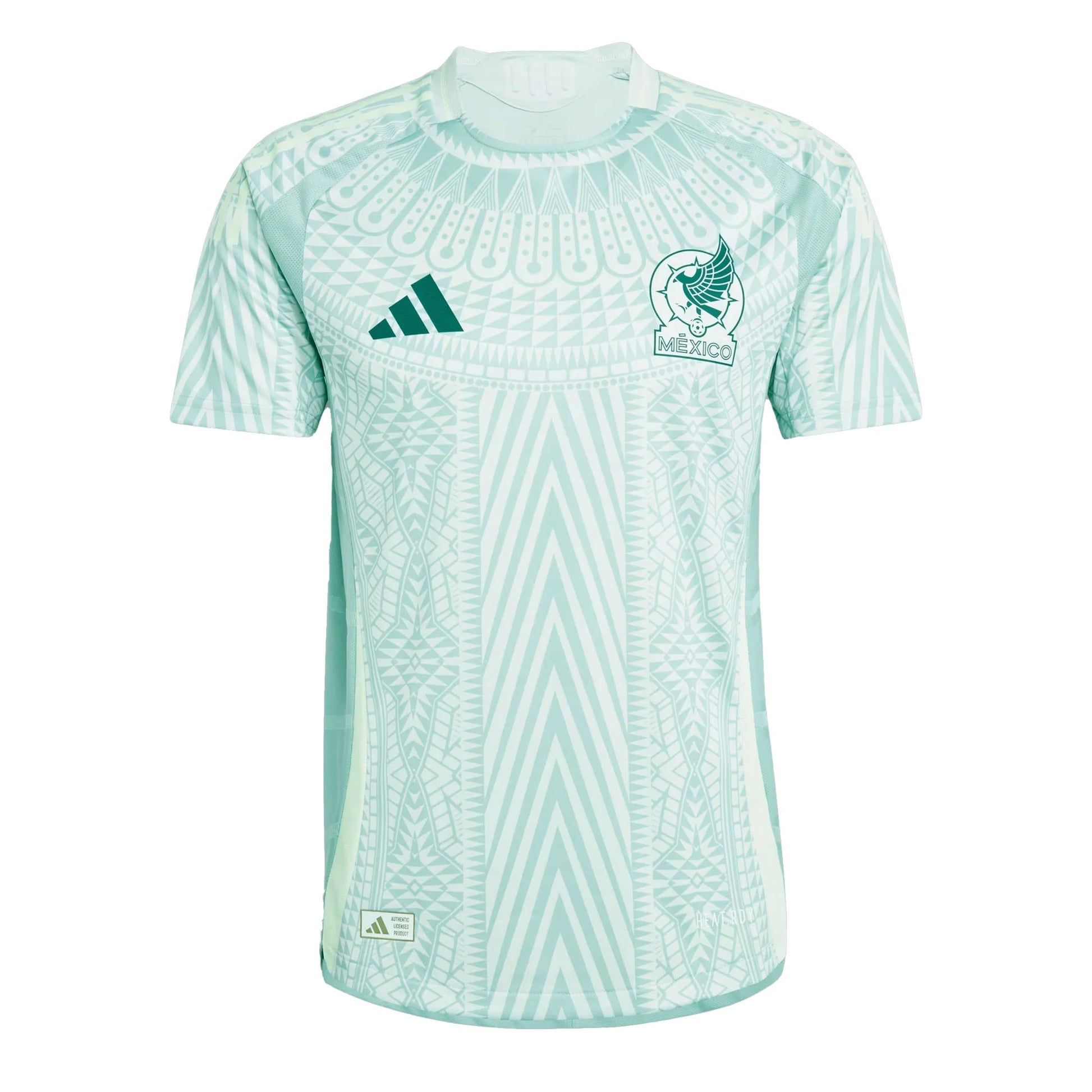Mexico 2024–2025 Away Jersey – Aztec Snake Pattern in Linen Green - Five Of Cups Official