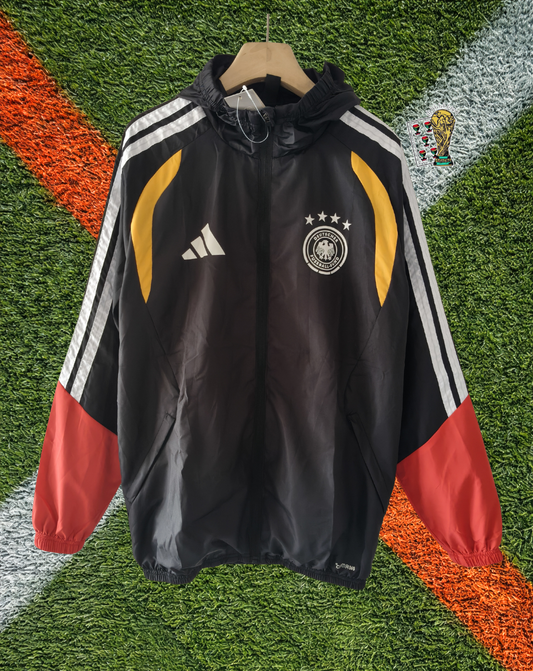 Germany 2010s Windbreaker – Die Mannschaft Black Hooded Edition