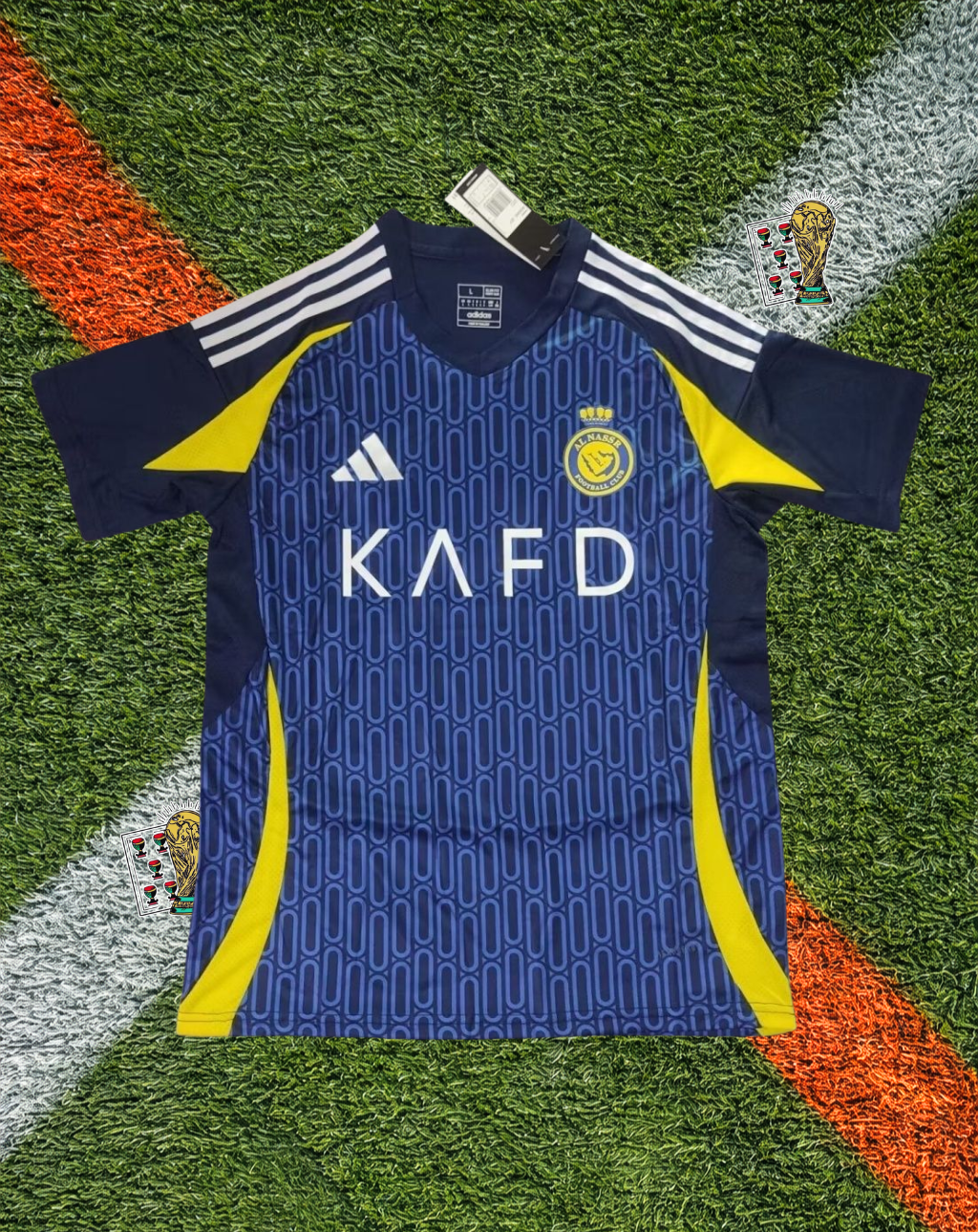 Al Nassr 2023-24 Away Jersey – Navy Chainlink Edition