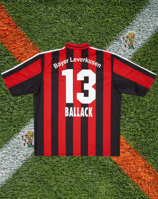 Bayer Leverkusen 2001-02 Home Jersey – Ballack Champions Edition