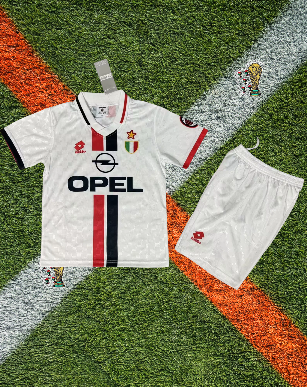 AC Milan 1994-95 Away Jersey – Opel Scudetto Youth  Edition