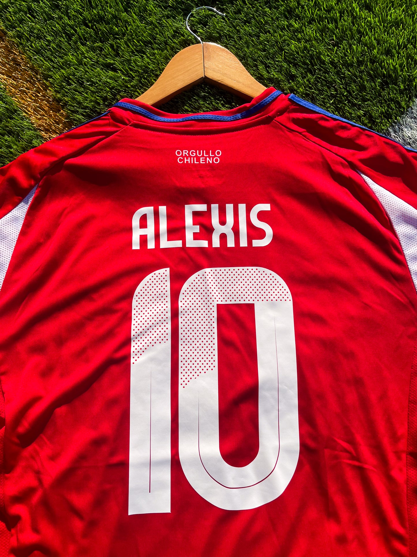 Chile 2024 Home #10 Copa América Jersey – Red Adidas Football Kit with Classic Crest and Modern Design - Five Of Cups Official