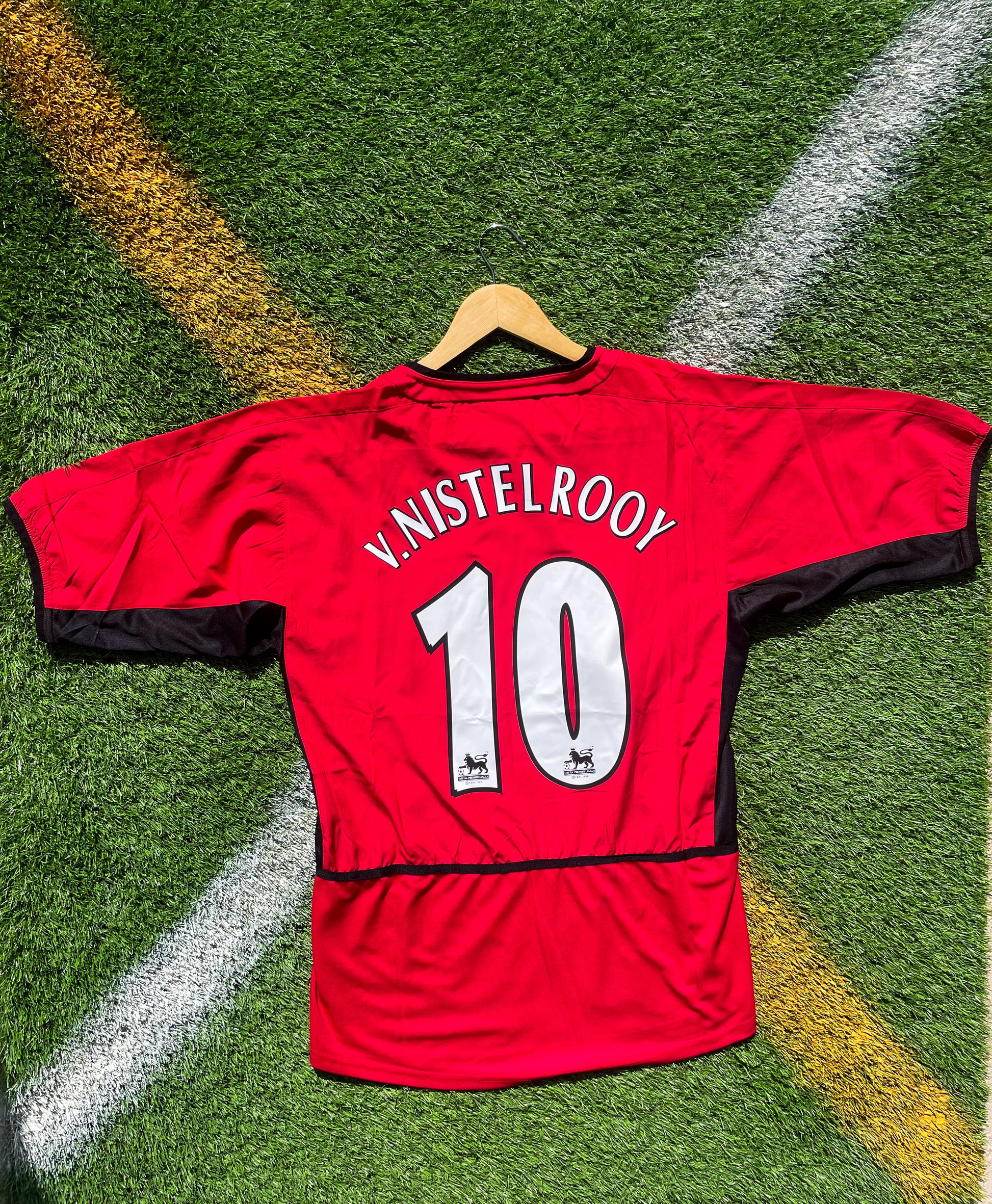 Back view with Van Nistelrooy #10 print

