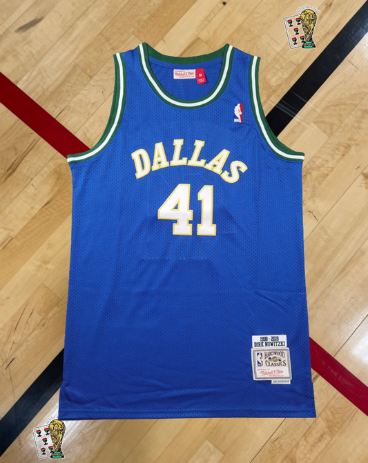 Dallas Mavericks 2001-02 Alternate Jersey – Blue Steel Alternate Edition