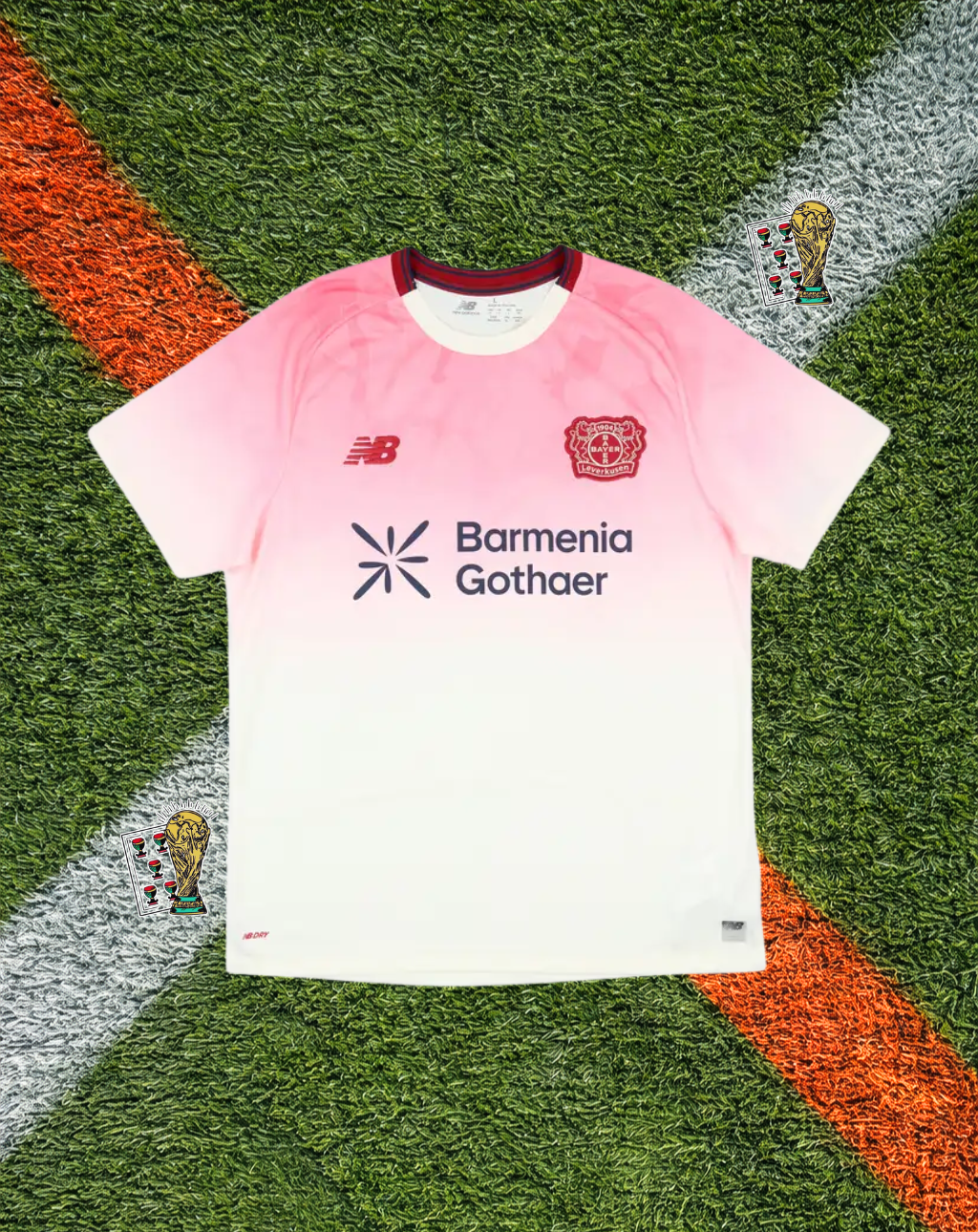 Bayer Leverkusen 2023-24 Away Jersey – Pink Gradient Edition