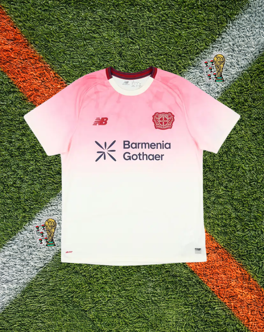 Bayer Leverkusen 2023-24 Away Jersey – Pink Gradient Edition