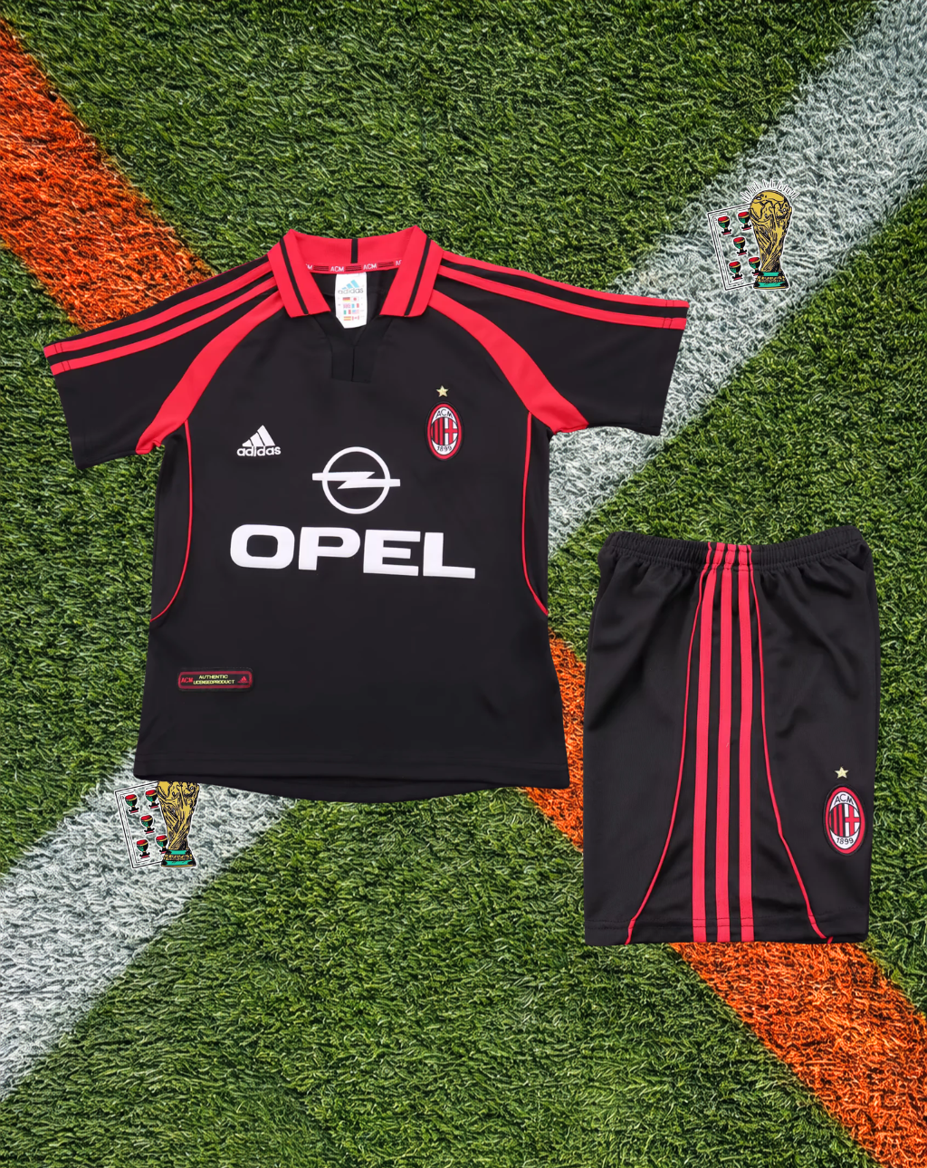 AC Milan 1999-2000 Third Jersey – Authentic Curve Youth Edition