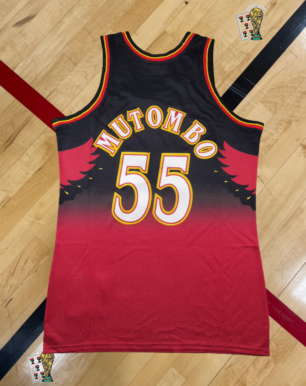 Atlanta Hawks 1996-97 Away Jersey – Dikembe Mutombo Era Edition