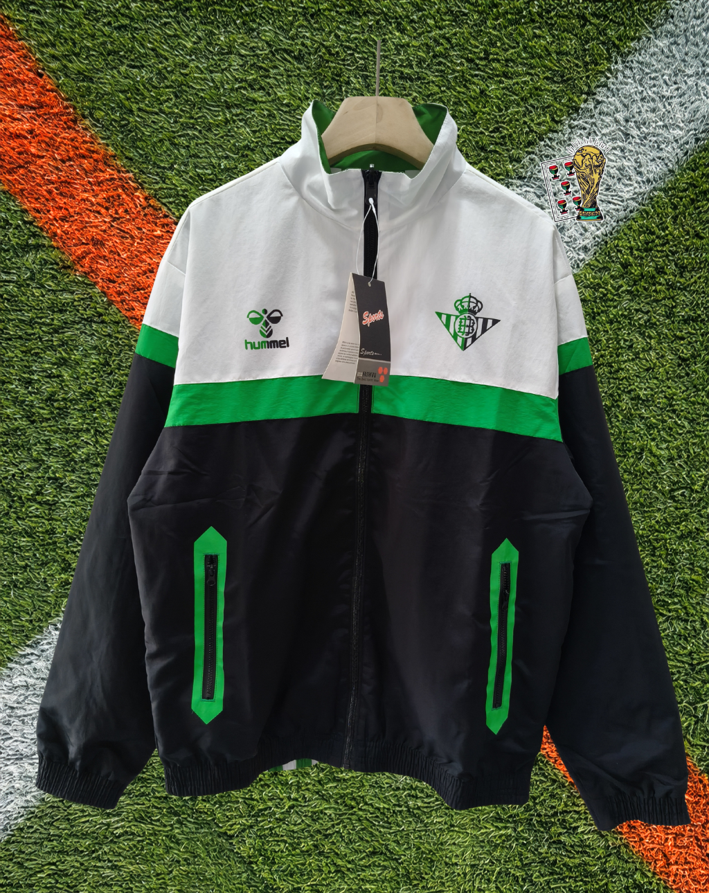 Real Betis 2020s Windbreaker – Verdiblanco Classic Edition