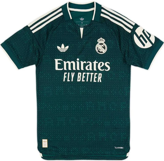 Real Madrid 2026-2027 Away Jersey – Originals Trefoil Emerald Green Edition