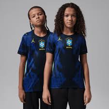 Brazil 2026 Away Jersey – Nike "Deep Cobalt" World Cup- Youth Edition