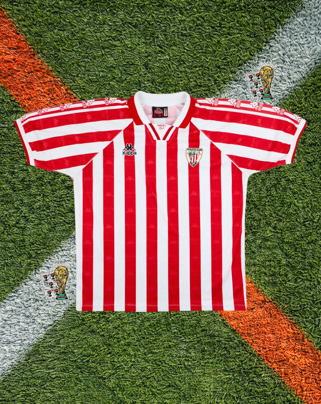 Athletic Bilbao 1996-97 Home Jersey – Jacquard Stripe Edition