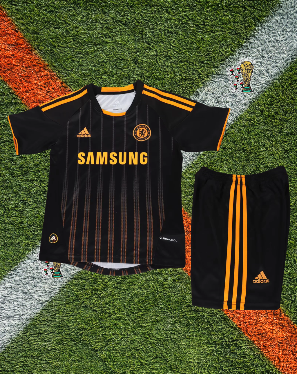 Chelsea 2010-11 Third Jersey – Fade Pinstripe Edition