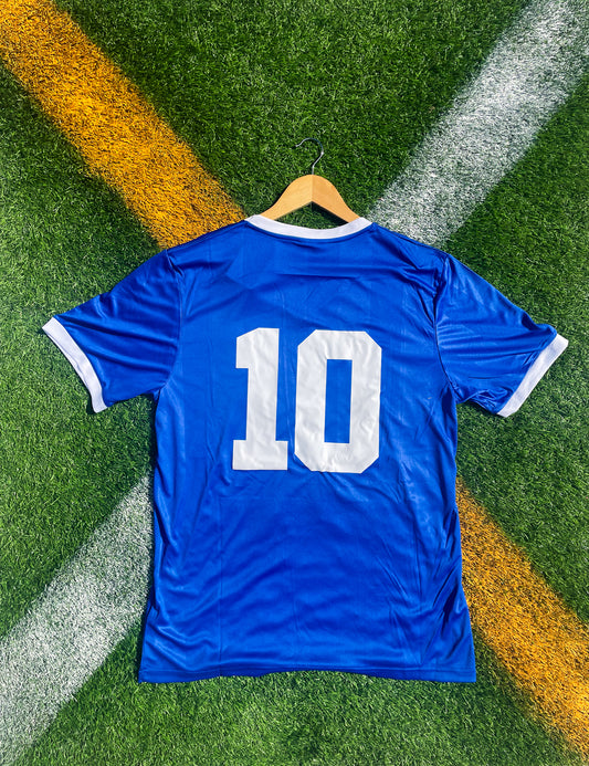 Argentina 1986 Away Maradona #10 Vintage Adidas Soccer Jersey – Retro World Cup Classic Football Kit - Five Of Cups Official