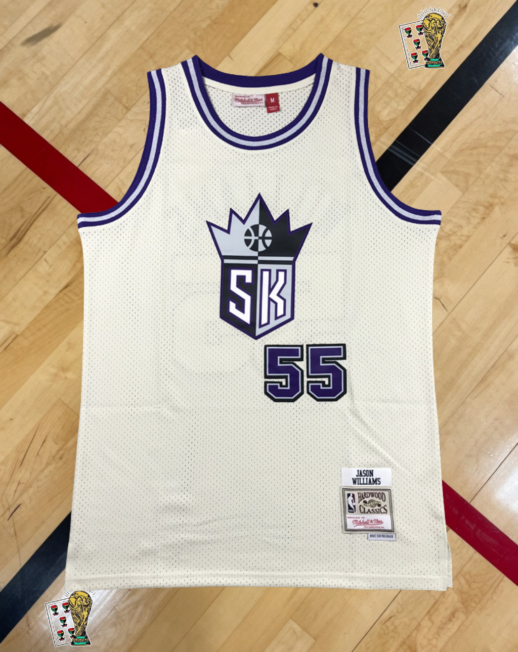 Sacramento Kings Classic Edition Jersey – Ivory Crown Edition